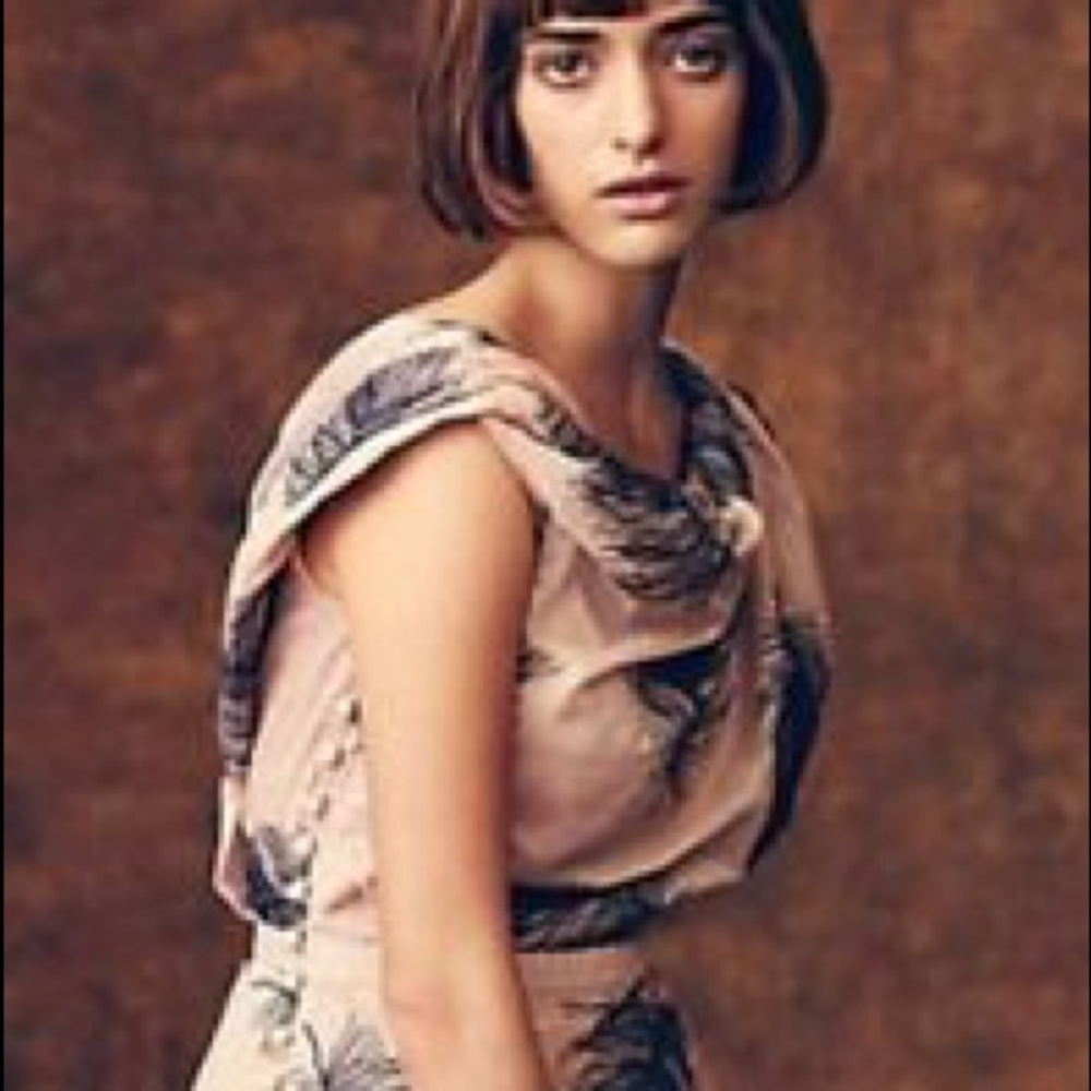 Byron Lars Feather Blouse - Anthropologie